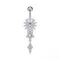 Crystal Flutter Belly Ring