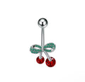 Cherry Belly Ring