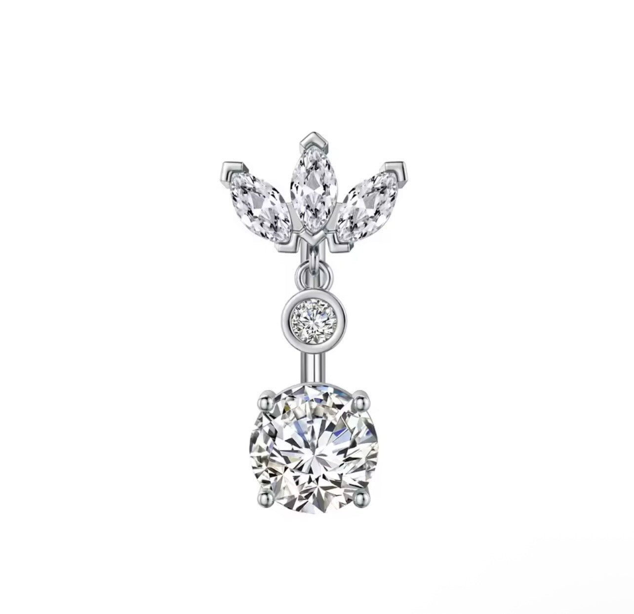 Icy Wings Belly Ring